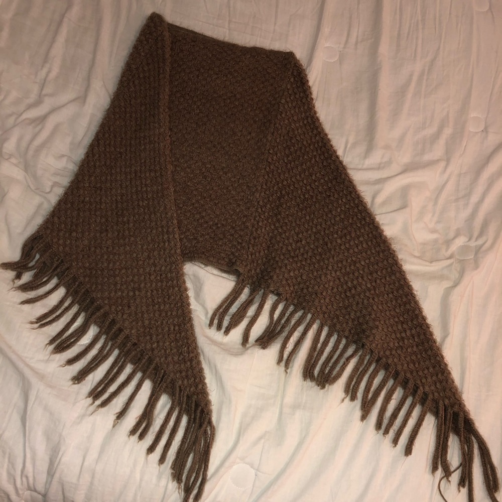 Brown cardigan!